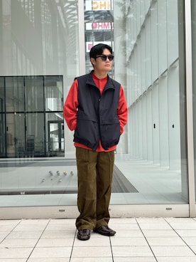 「アイテム（サングラス）」を使った、keita02050さん（メンズ・169cm）の秋コーディネート