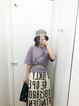 「Carhartt WIP（カーハートダブリューアイピー）のアイテム」を使った、angelawwyanさん（レディース・162cm）の夏コーディネート