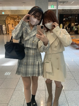 ましろさん（レディース・153cm）の冬コーディネート