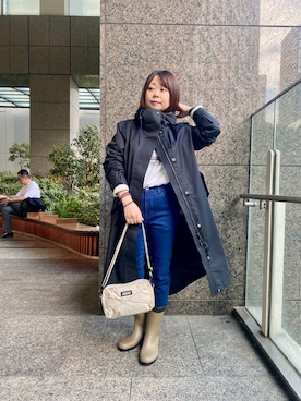 「AIGLE（エーグル）のアイテム」を使った、shokoさん（レディース・150cm）の冬コーディネート