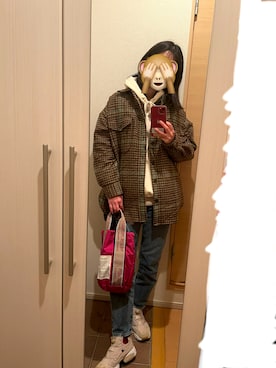 「BEAMS BOY（ビームスボーイ）のアイテム（ブルゾン）」を使った、mizzzyoさん（レディース・164cm）の冬コーディネート