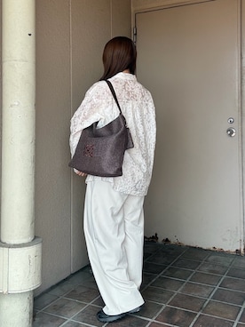 「russet（ラシット）のアイテム」を使った、ayakaさん（レディース・157cm）の春コーディネート