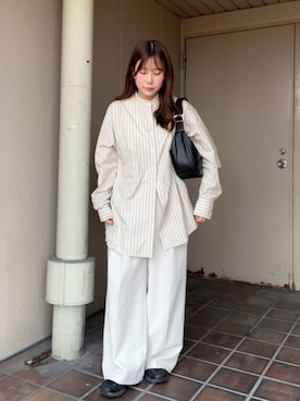 「russet（ラシット）のアイテム」を使った、ayakaさん（レディース・157cm）の春コーディネート