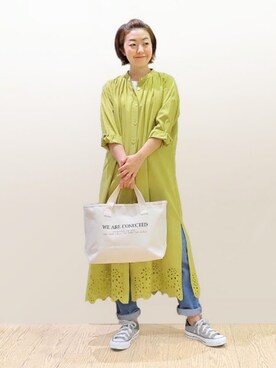 Takedaさん（レディース・153cm）の春コーディネート