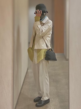 「古着女子」｜「アイテム（ブルゾン）」を使った、isoutfitさん（メンズ・168cm）の冬コーディネート