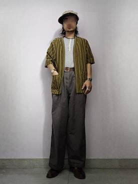 「アイテム（アンサンブル）」を使った、setaroさん（メンズ・172cm）の秋コーディネート