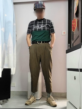 「initial（イニシャル）のアイテム」を使った、setaroさん（メンズ・172cm）の夏コーディネート