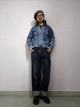 「BROTHER BRIDGE（ブラザーブリッジ）のアイテム」を使った、setaroさん（メンズ・172cm）の冬コーディネート