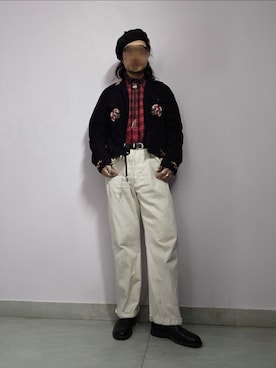 「WOOLRICH（ウールリッチ）のアイテム」を使った、setaroさん（メンズ・172cm）の冬コーディネート