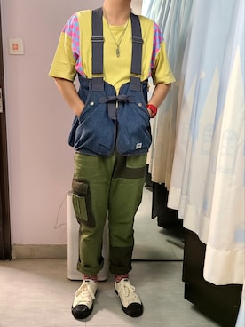 「ADLIB（アドリブ）のアイテム」を使った、setaroさん（メンズ・172cm）の春コーディネート