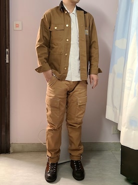 「Universal Works（ユニバーサルワークス）のアイテム」を使った、setaroさん（メンズ・172cm）の春コーディネート