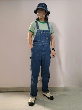 「PONY（ポニー）のアイテム」を使った、setaroさん（メンズ・172cm）の春コーディネート