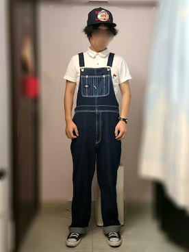 「PULL&BEAR（プルアンドベア）のアイテム（トップス）」を使った、setaroさん（メンズ・172cm）の夏コーディネート
