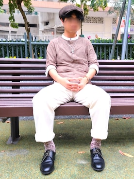 「170cm」｜setaroさん（メンズ・172cm）の春コーディネート
