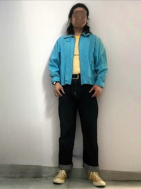 「McGREGOR（マックレガー）のアイテム（ブルゾン）」を使った、setaroさん（メンズ・172cm）の冬コーディネート