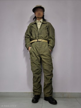 「アイテム（キャスケット）」を使った、setaroさん（メンズ・172cm）の秋コーディネート