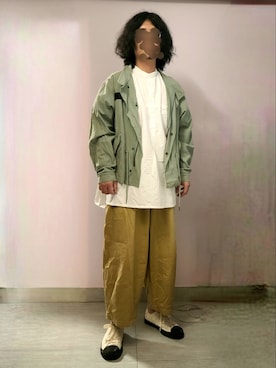 「R.R.G.S（アールアールジーエス）のアイテム」を使った、setaroさん（メンズ・172cm）の冬コーディネート