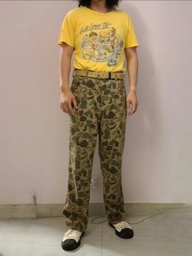 「アイテム（チノパンツ、その他）」を使った、setaroさん（メンズ・172cm）の春コーディネート