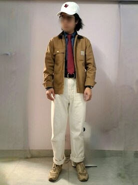 「Polo Ralph Lauren」｜「アイテム（ブルゾン）」を使った、setaroさん（メンズ・172cm）の冬コーディネート