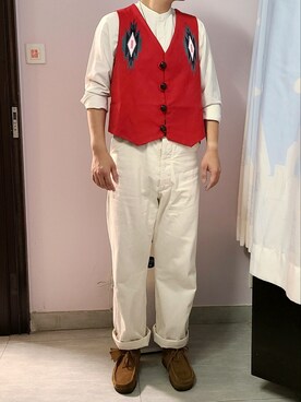 「carhartt」｜「アイテム（スラックス）」を使った、setaroさん（メンズ・172cm）の春コーディネート