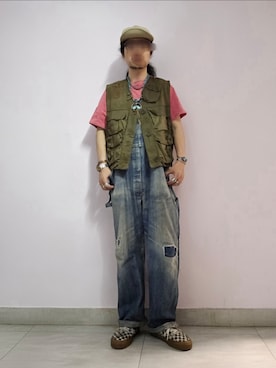 「Good On（グッドオン）のアイテム」を使った、setaroさん（メンズ・172cm）の春コーディネート