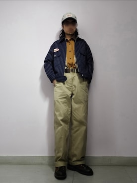 「CHUMS（チャムス）のアイテム」を使った、setaroさん（メンズ・172cm）の冬コーディネート