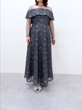 「アイテム（ドレス）」を使った、cooさん（レディース・155cm）の秋コーディネート