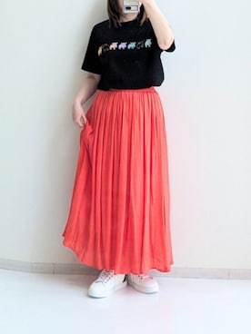 「150cm台コーデ」｜「アイテム（バレエシューズ）」を使った、cooさん（レディース・155cm）の春コーディネート