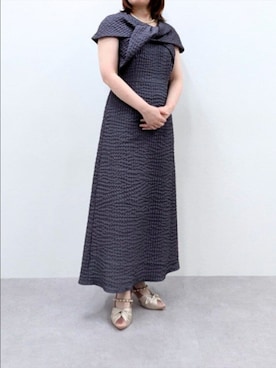 「アイテム（ドレス）」を使った、cooさん（レディース・155cm）の夏コーディネート