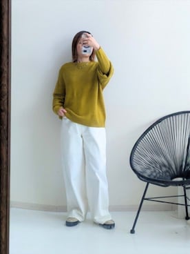 「nissen（ニッセン）のアイテム」を使った、cooさん（レディース・155cm）の秋コーディネート