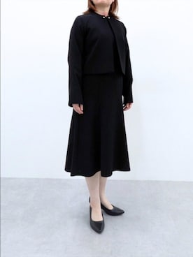 「アイテム（スーツセット）」を使った、cooさん（レディース・155cm）の夏コーディネート