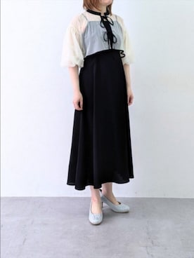 「nissen（ニッセン）のアイテム」を使った、cooさん（レディース・155cm）の春コーディネート