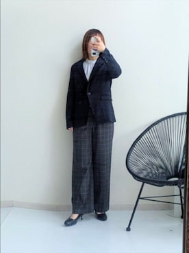 「nissen（ニッセン）のアイテム」を使った、cooさん（レディース・155cm）の秋コーディネート