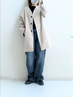 「nissen（ニッセン）のアイテム」を使った、cooさん（レディース・155cm）の秋コーディネート
