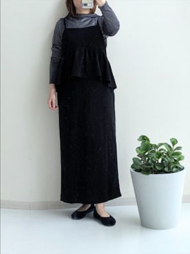 「nissen（ニッセン）のアイテム」を使った、cooさん（レディース・155cm）の秋コーディネート