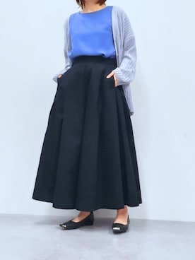「Soiunique（スワユニーク）のアイテム（キャミソール）」を使った、cooさん（レディース・155cm）の秋コーディネート