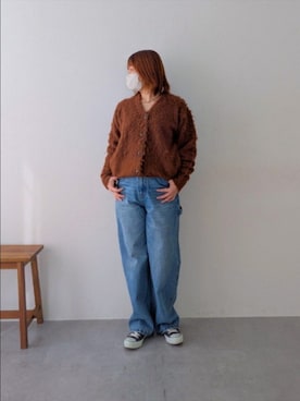 「CHIC STYLE（シックスタイル）のアイテム」を使った、cooさん（レディース・155cm）の冬コーディネート