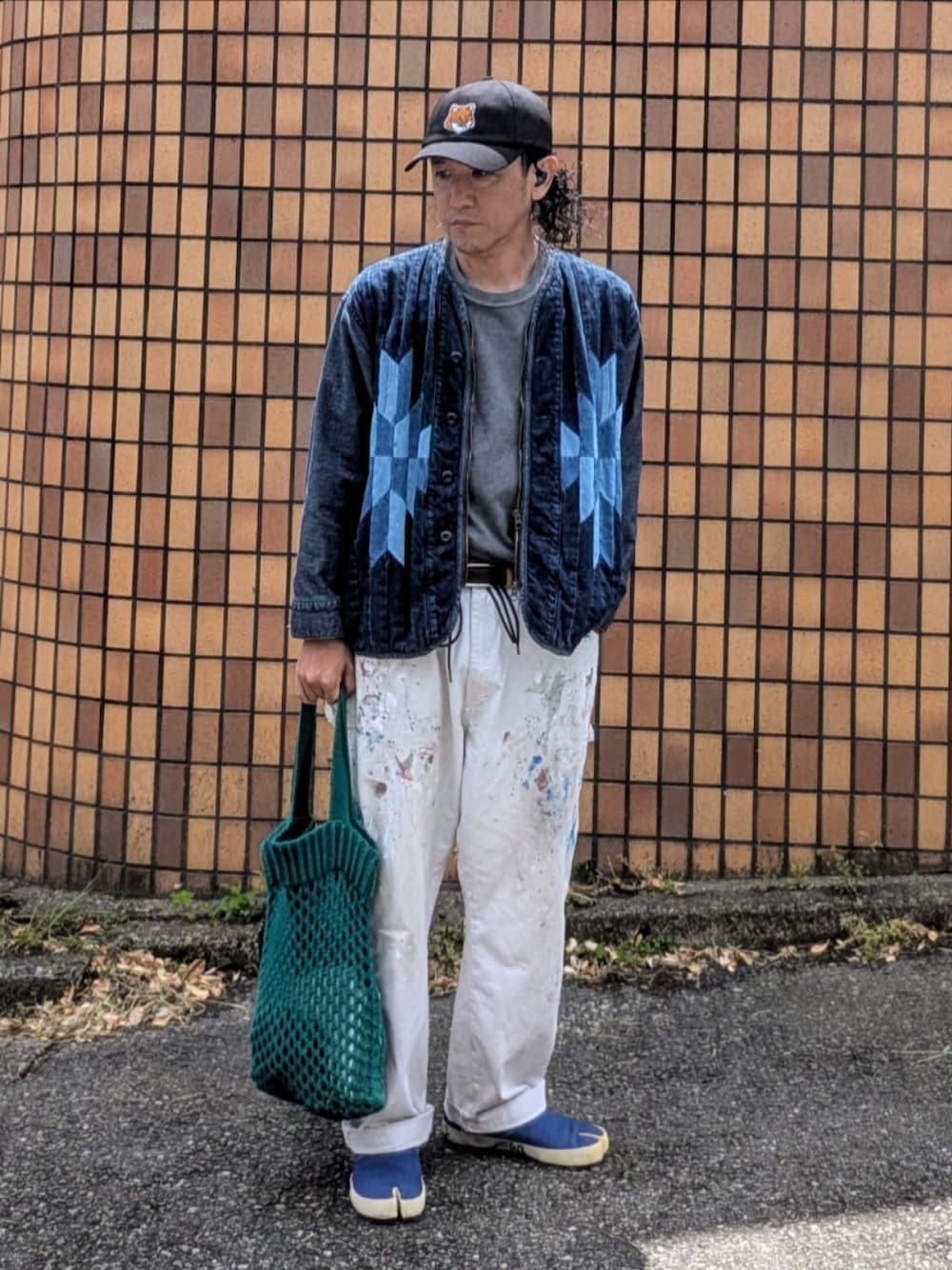 Maison Kitsune（メゾンキツネ）の「LARGE FOX HEAD EMBROIDERY
