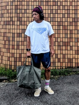 「アイテム（スリッポン）」を使った、Unicoichiさん（メンズ・165cm）の秋コーディネート