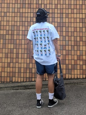 「Dickies（ディッキーズ）のアイテム」を使った、Unicoichiさん（メンズ・165cm）の夏コーディネート