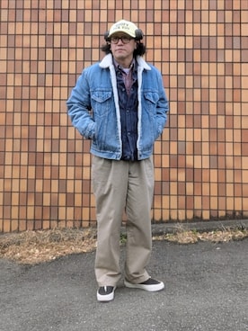 「Good On（グッドオン）のアイテム」を使った、Unicoichiさん（メンズ・165cm）の冬コーディネート