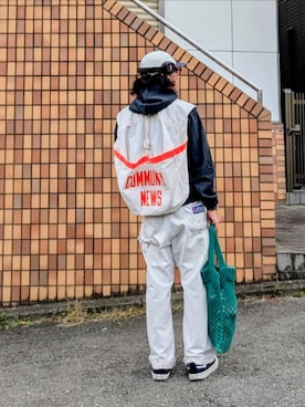 「アイテム（帽子）」を使った、Unicoichiさん（メンズ・165cm）の秋コーディネート