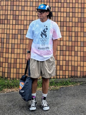 「アイテム（トートバッグ）」を使った、Unicoichiさん（メンズ・165cm）の秋コーディネート