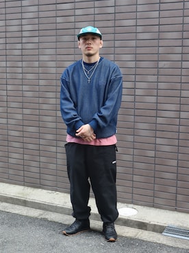「アイテム（帽子）」を使った、kztzzzさん（メンズ・176cm・20代）の冬コーディネート