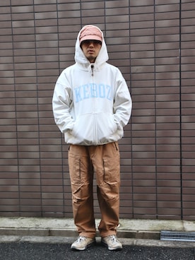 KEBOZ(ケボズ)の「UC SWEAT FULL ZIP HOODIE(パーカー)」 - WEAR KEBOZ(ケボズ)の「UC SWEAT FULL ZIP HOODIE(パーカー)」 - WEAR
