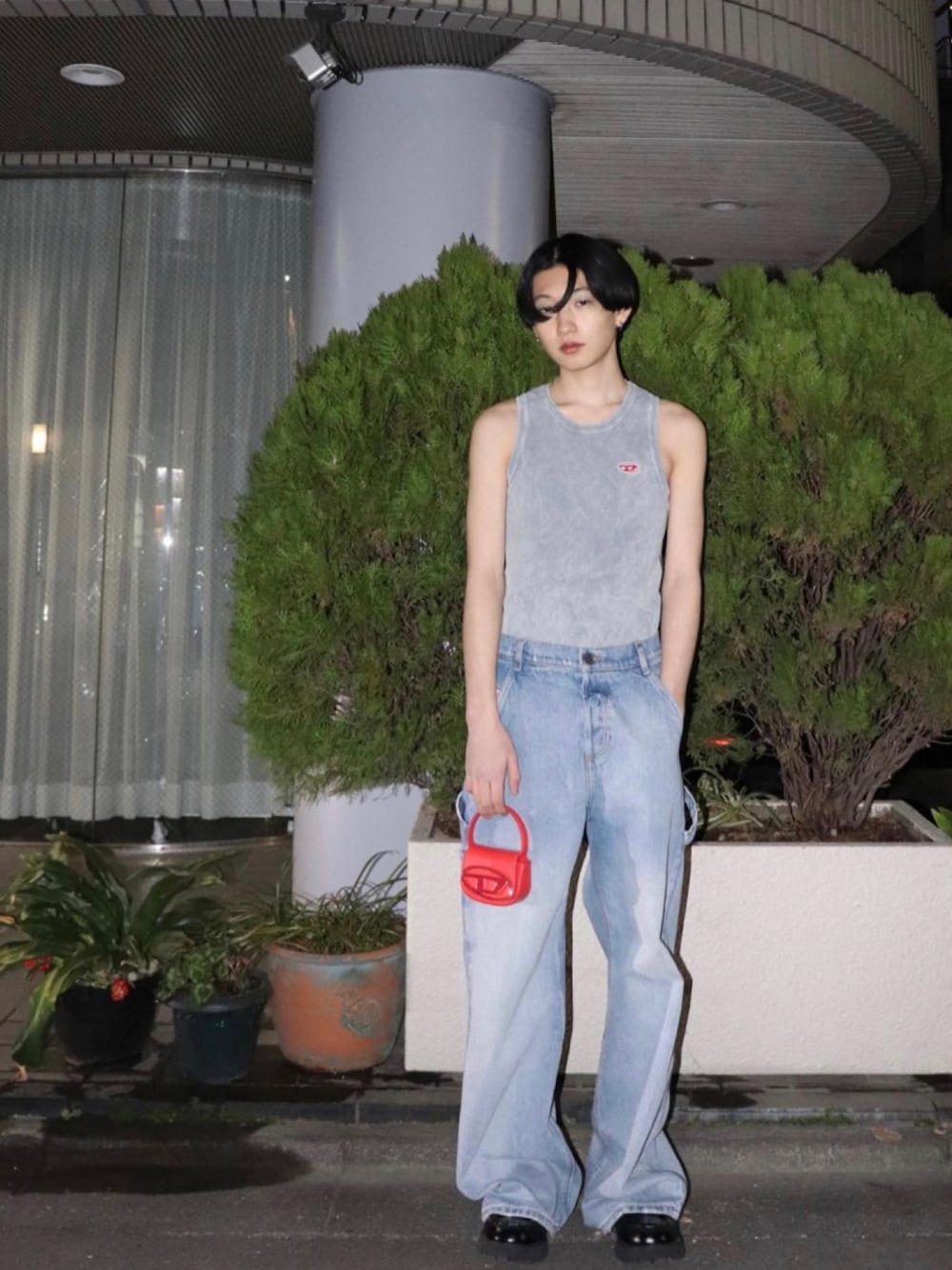 DENIM ブルー（青）系 DIESEL(ディーゼル) タンクトップ
