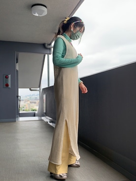 「アイテム（ワンピース/ドレス）」を使った、OBASanNOʕ•ᴥ•ʔさん（レディース・161cm・40代）の夏コーディネート