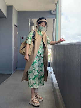 OBASanNOʕ•ᴥ•ʔさん(レディース・161cm)の夏コーディネート