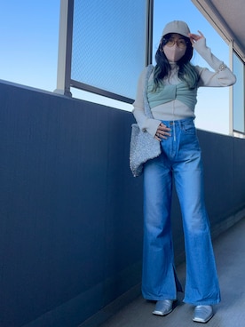 「JEANASIS（ジーナシス）のアイテム（パンプス）」を使った、OBASanNOʕ•ᴥ•ʔさん（レディース・161cm）の春コーディネート