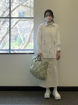 「ナロースカート」｜OBASanNOʕ•ᴥ•ʔさん（レディース・161cm・40代）の春コーディネート